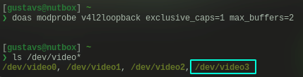 Modprobing and new video device